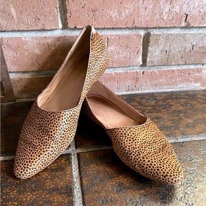 Madewell Lizbeth Flats in Dotted Calf Hair - size 7